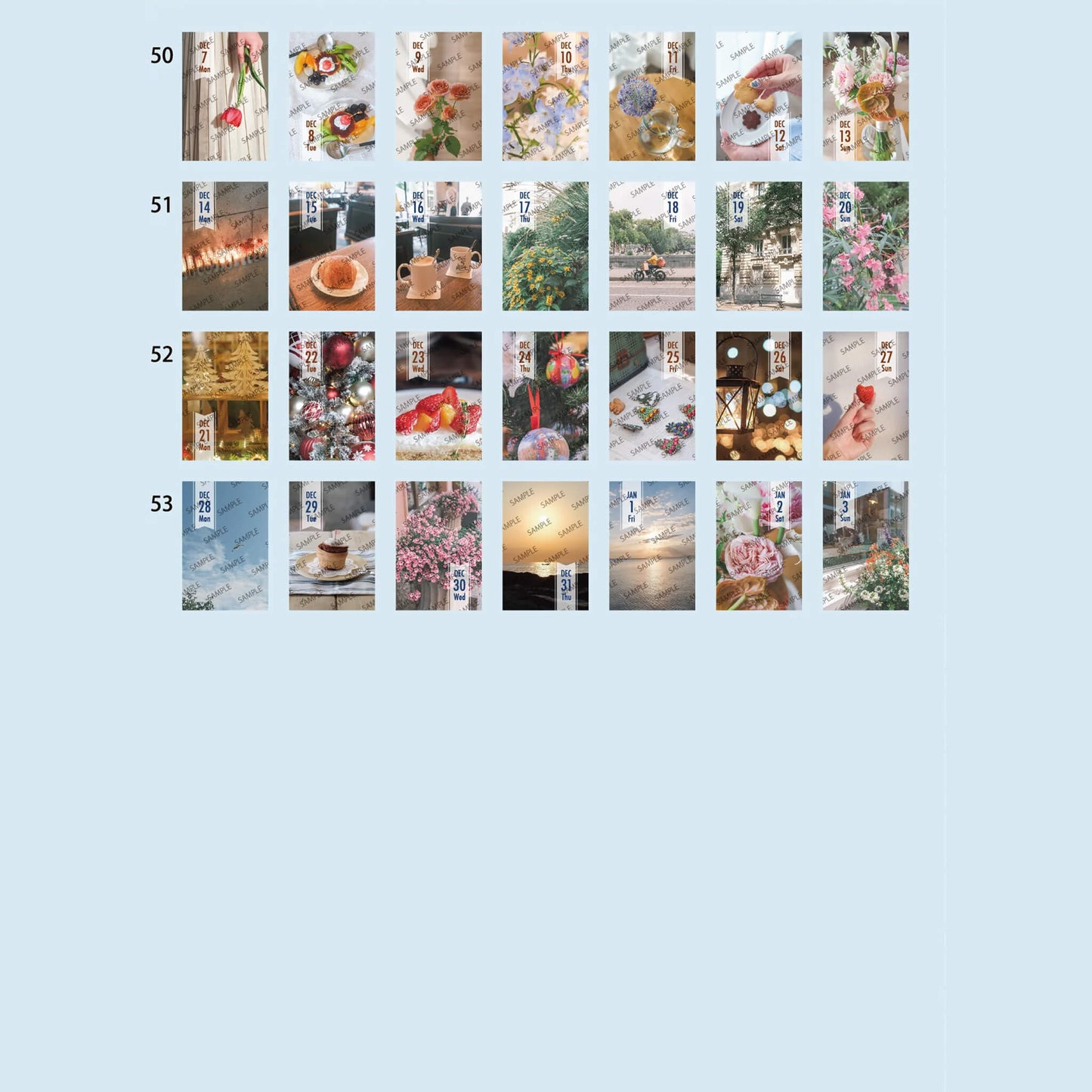 Himekuri 2026 Daily Sticky Calendar - Memory - 2026 Calendars