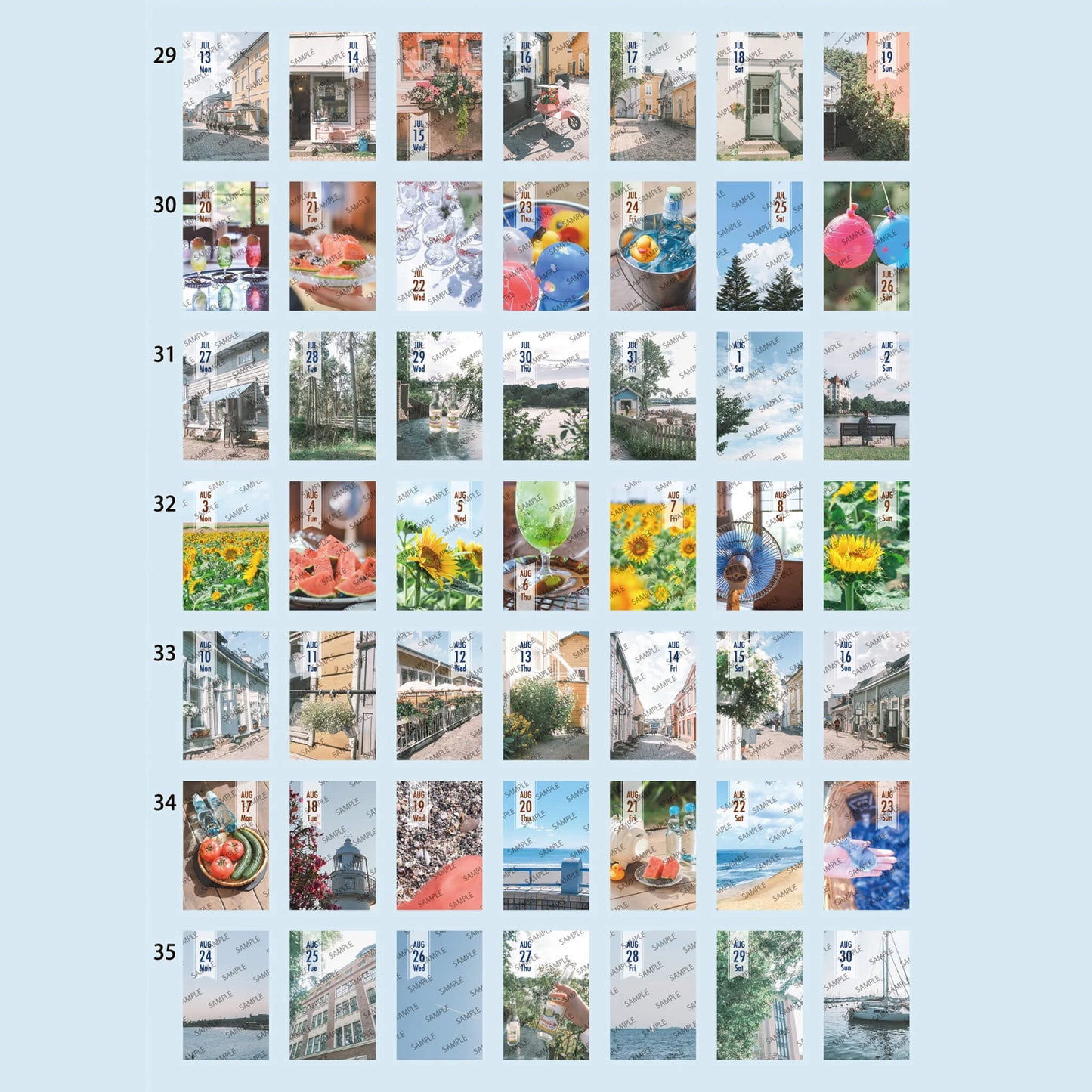 Himekuri 2026 Daily Sticky Calendar - Memory - 2026 Calendars