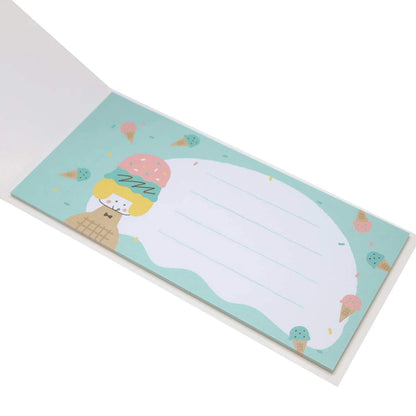 Hisago × Mizutama Ippitsusen - Style Sticky Notes - Ice Cream Girl - Sticky Notes