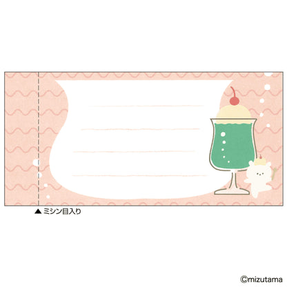 Hisago × Mizutama Ippitsusen - Style Sticky Notes - Melon Soda Bear - Sticky Notes