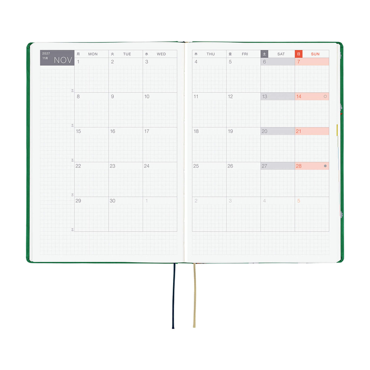Hobonichi Techo HON A5 2027 - Bow & Tie: Sheep Sheep Sheep - 2027 Planners & Diaries