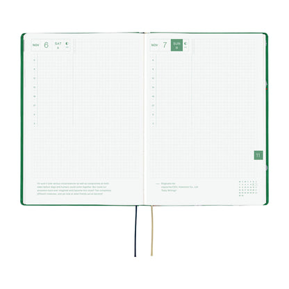 Hobonichi Techo HON A5 2027 - Bow & Tie: Sheep Sheep Sheep - 2027 Planners & Diaries