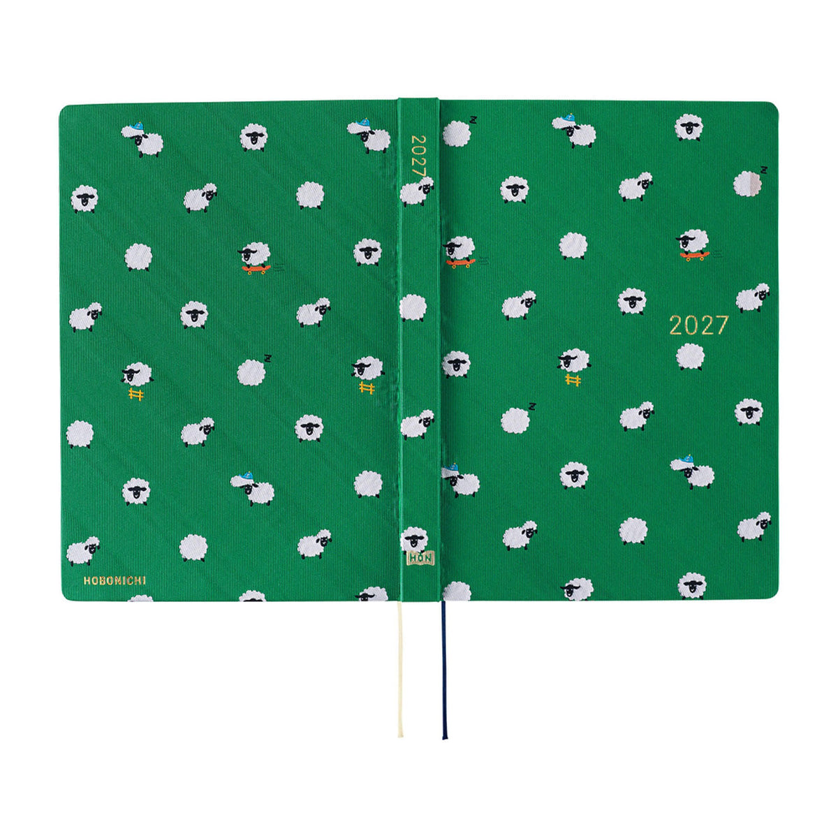 Hobonichi Techo HON A5 2027 - Bow & Tie: Sheep Sheep Sheep - 2027 Planners & Diaries