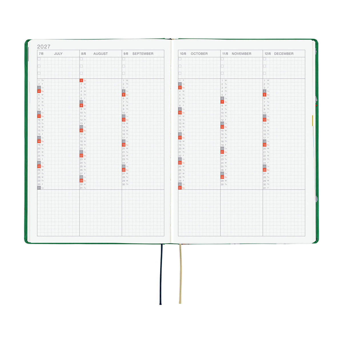 Hobonichi Techo HON A5 2027 - Bow & Tie: Sheep Sheep Sheep - 2027 Planners & Diaries