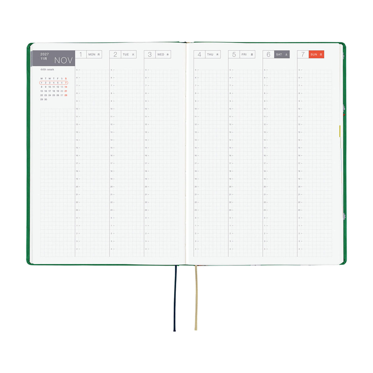 Hobonichi Techo HON A5 2027 - Bow & Tie: Sheep Sheep Sheep - 2027 Planners & Diaries
