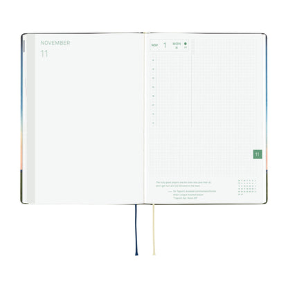 Hobonichi Techo HON A5 2027 - Hiroko Kubota: String Telephone Until the Moon is Full - 2027 Planners & Diaries