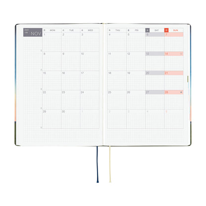 Hobonichi Techo HON A5 2027 - Hiroko Kubota: String Telephone Until the Moon is Full - 2027 Planners & Diaries