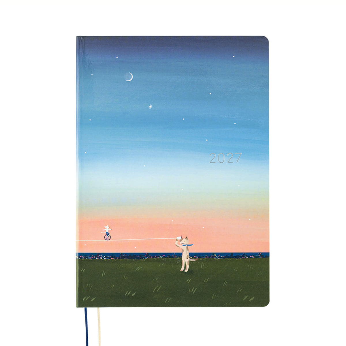 Hobonichi Techo HON A5 2027 - Hiroko Kubota: String Telephone Until the Moon is Full - 2027 Planners & Diaries