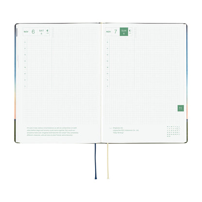 Hobonichi Techo HON A5 2027 - Hiroko Kubota: String Telephone Until the Moon is Full - 2027 Planners & Diaries