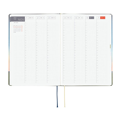Hobonichi Techo HON A5 2027 - Hiroko Kubota: String Telephone Until the Moon is Full - 2027 Planners & Diaries