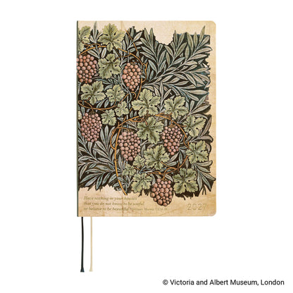 Hobonichi Techo HON A5 2027 - V&A Series: Vine - 2027 Planners & Diaries