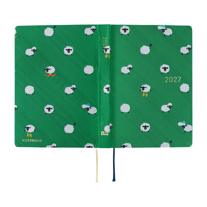 Hobonichi Techo HON A6 2027 - Bow & Tie: Sheep Sheep Sheep - 2027 Planners & Diaries