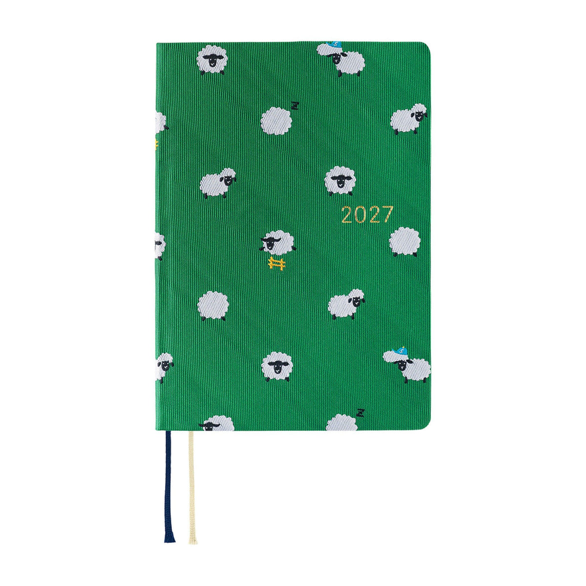 Hobonichi Techo HON A6 2027 - Bow & Tie: Sheep Sheep Sheep - 2027 Planners & Diaries