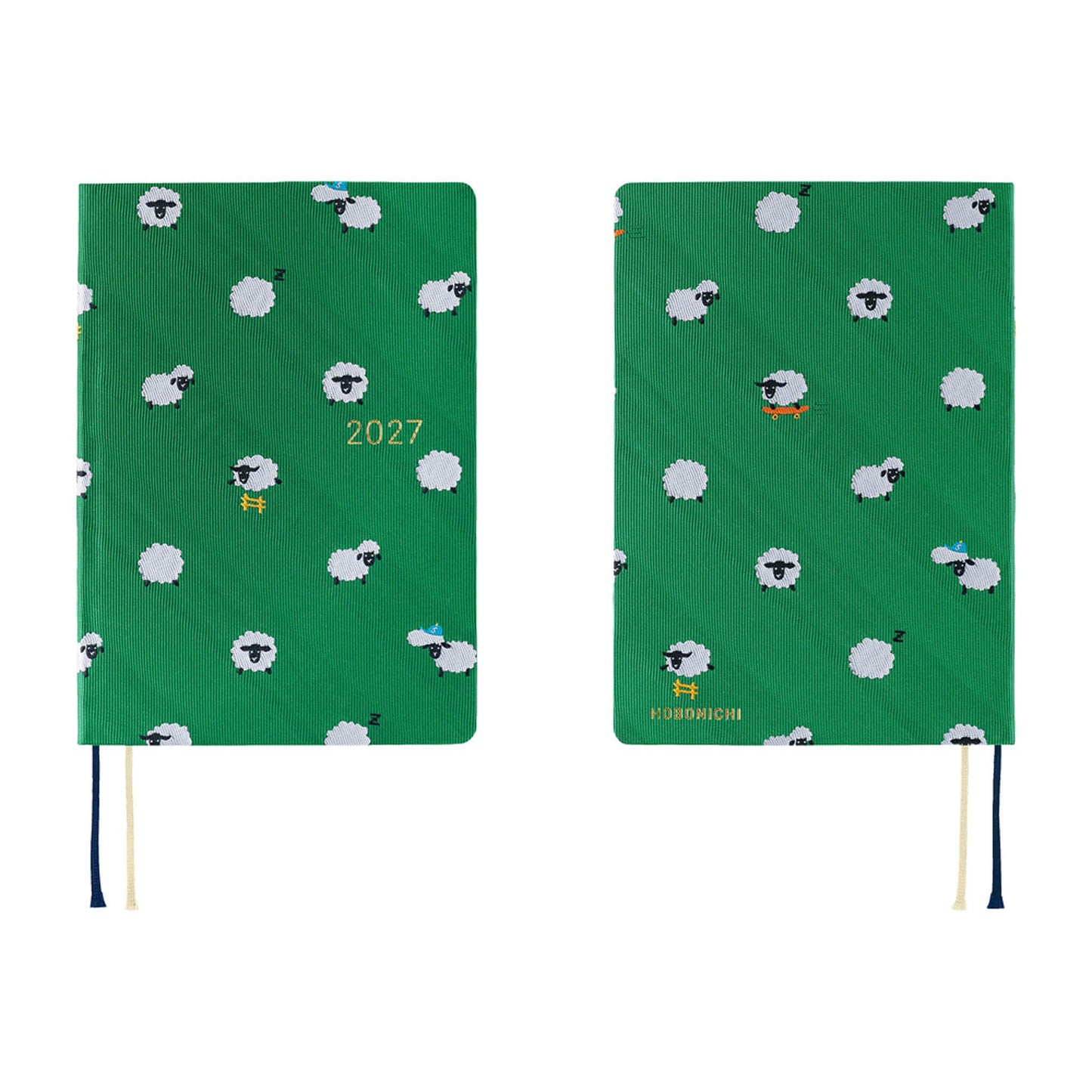 Hobonichi Techo HON A6 2027 - Bow & Tie: Sheep Sheep Sheep - 2027 Planners & Diaries