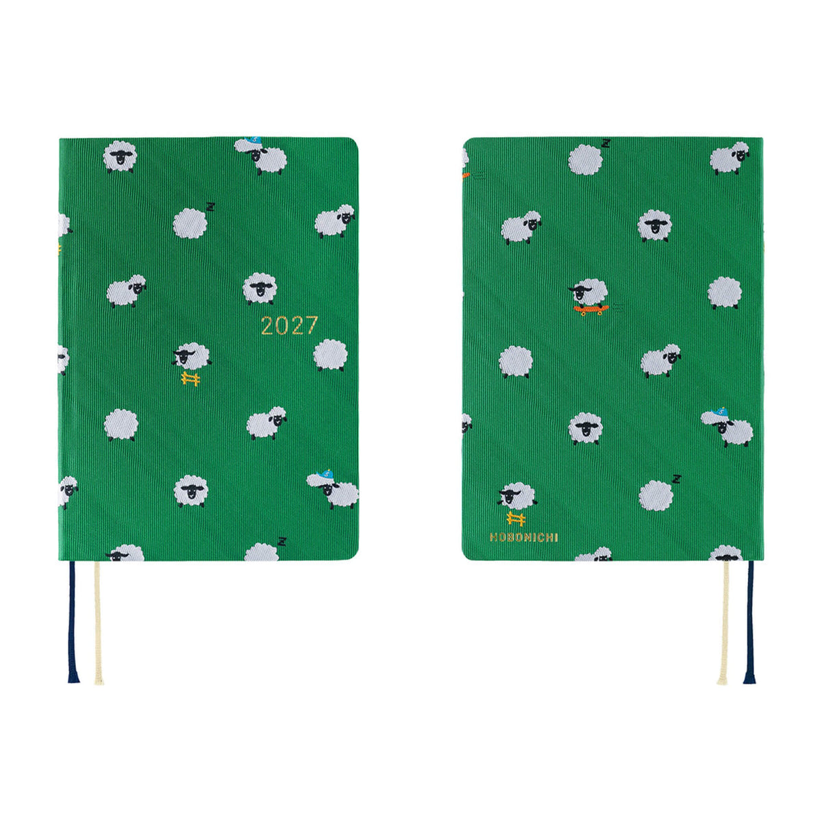 Hobonichi Techo HON A6 2027 - Bow & Tie: Sheep Sheep Sheep - 2027 Planners & Diaries