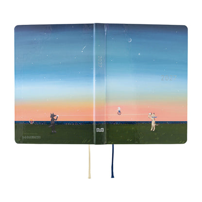 Hobonichi Techo HON A6 2027 - Hiroko Kubota: String Telephone Until the Moon is Full - 2027 Planners & Diaries