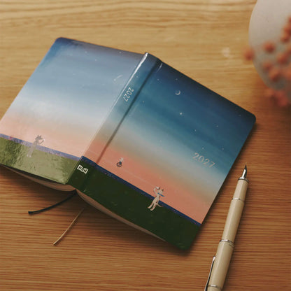 Hobonichi Techo HON A6 2027 - Hiroko Kubota: String Telephone Until the Moon is Full - 2027 Planners & Diaries