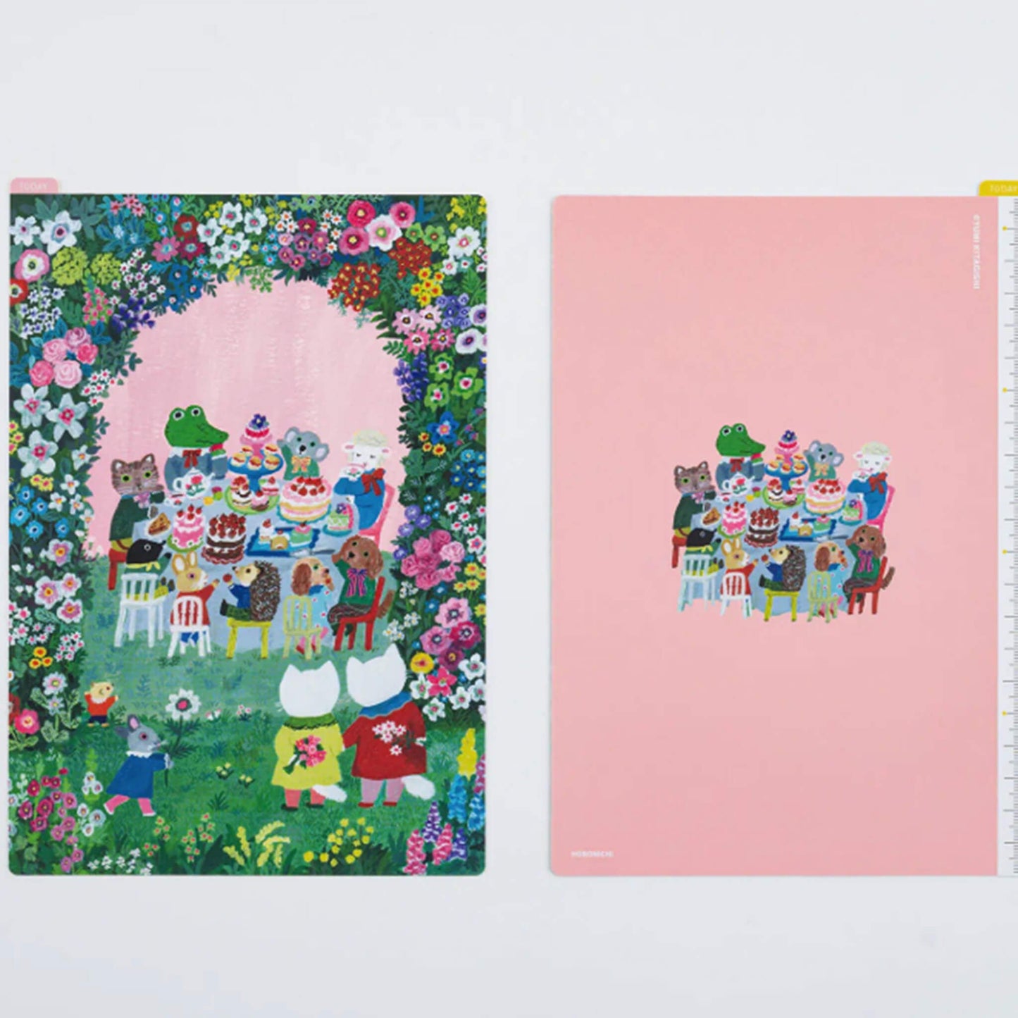 Hobonichi Techo Pencil Board for A5 - Yumi Kitagishi: In the Garden - Pencil Boards