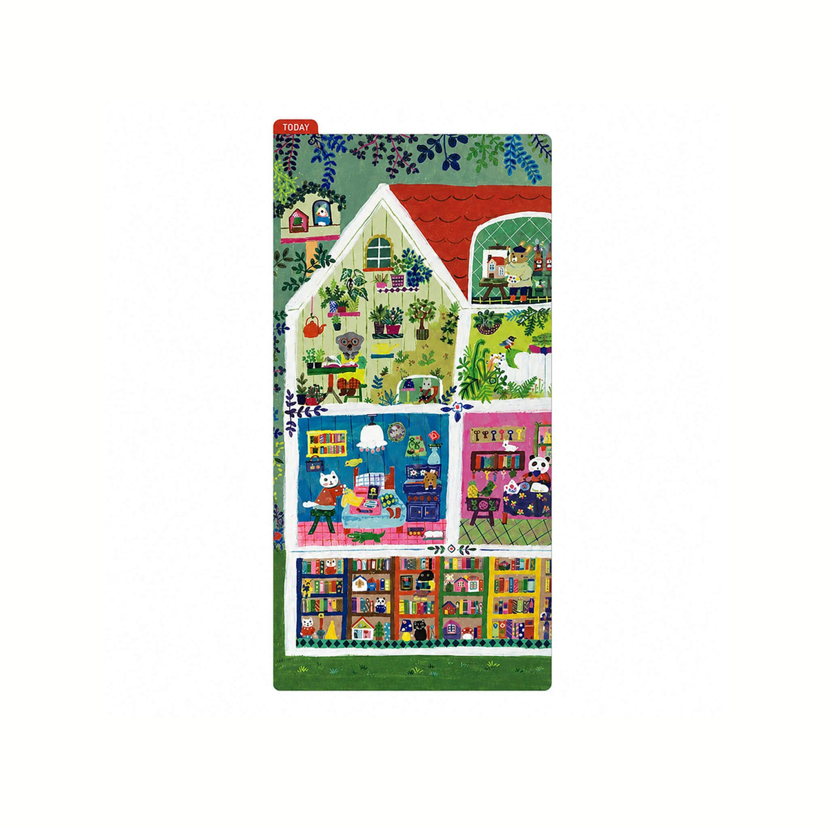 Hobonichi Techo Pencil Board for Weeks - Yumi Kitagishi: Animal Condo - Pencil Boards