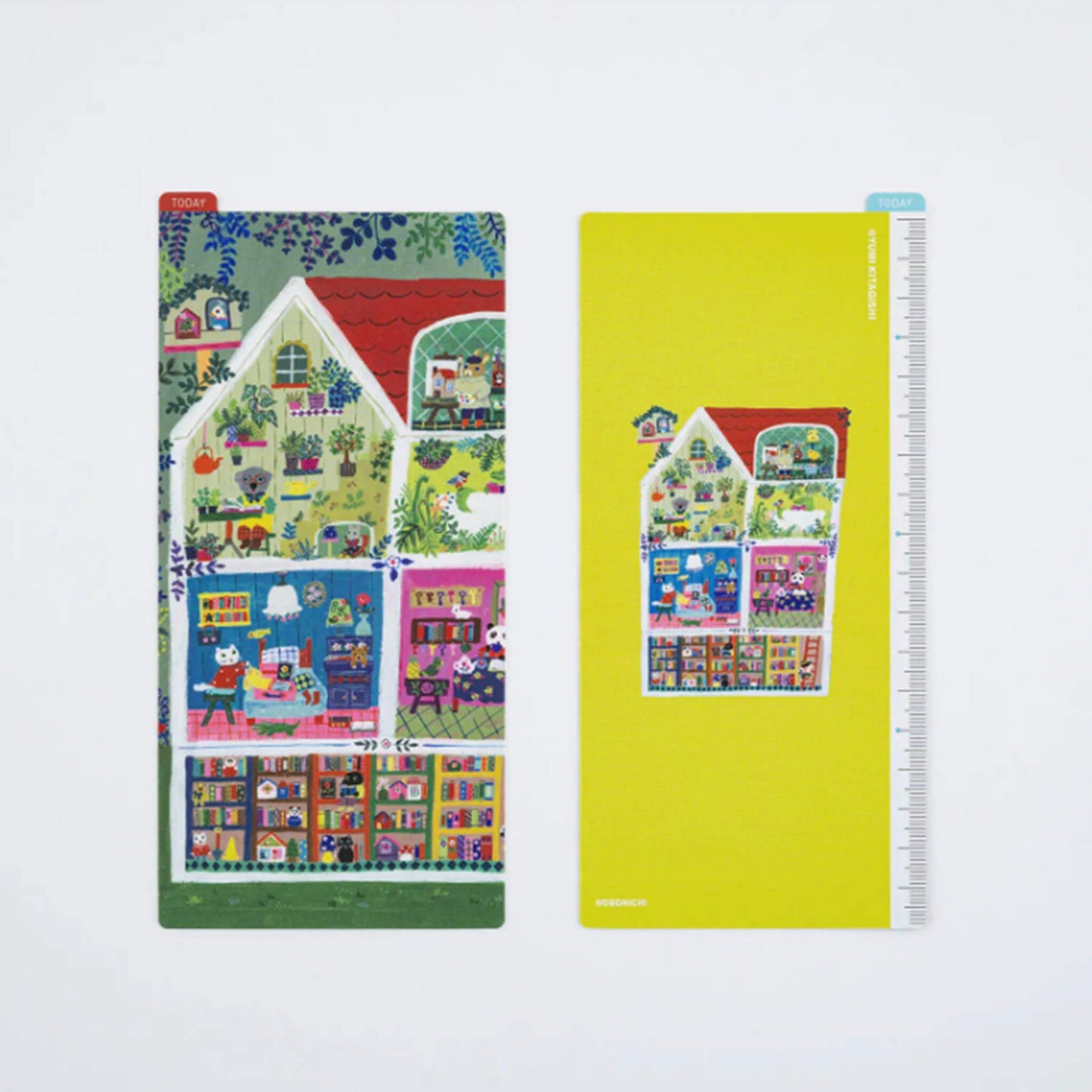 Hobonichi Techo Pencil Board for Weeks - Yumi Kitagishi: Animal Condo - Pencil Boards