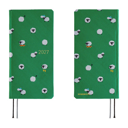 Hobonichi Techo Weeks 2027 - Bow & Tie: Sheep Sheep Sheep - 2027 Planners & Diaries