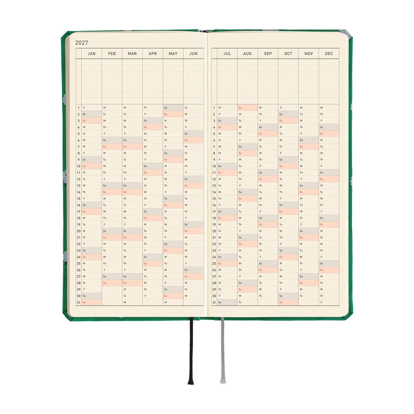 Hobonichi Techo Weeks 2027 - Bow & Tie: Sheep Sheep Sheep - 2027 Planners & Diaries