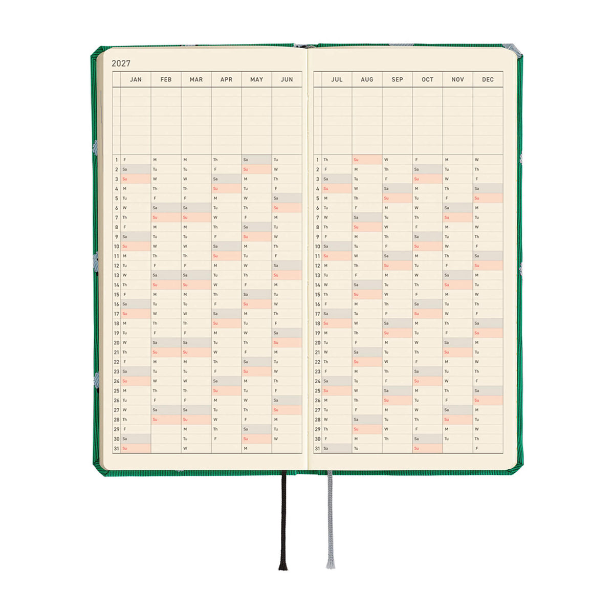 Hobonichi Techo Weeks 2027 - Bow & Tie: Sheep Sheep Sheep - 2027 Planners & Diaries