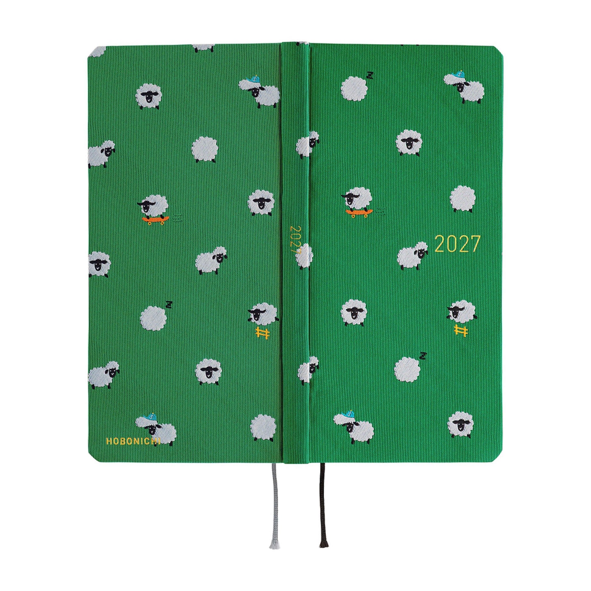 Hobonichi Techo Weeks 2027 - Bow & Tie: Sheep Sheep Sheep - 2027 Planners & Diaries