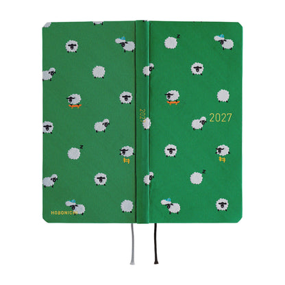 Hobonichi Techo Weeks 2027 - Bow & Tie: Sheep Sheep Sheep - 2027 Planners & Diaries