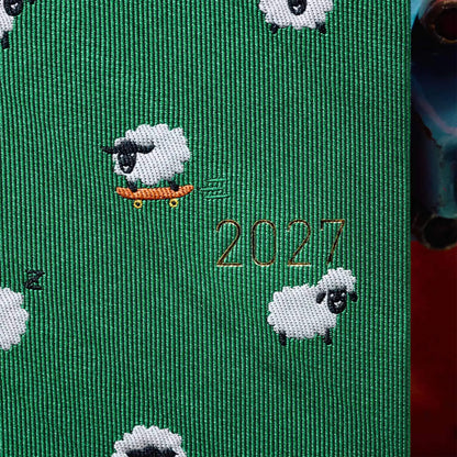 Hobonichi Techo Weeks 2027 - Bow & Tie: Sheep Sheep Sheep - 2027 Planners & Diaries