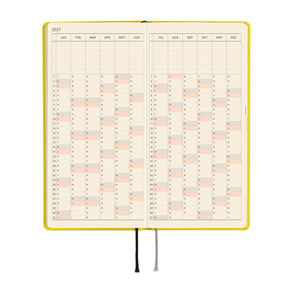 Hobonichi Techo Weeks 2027 - Colors: Canaria Yellow - 2027 Planners & Diaries