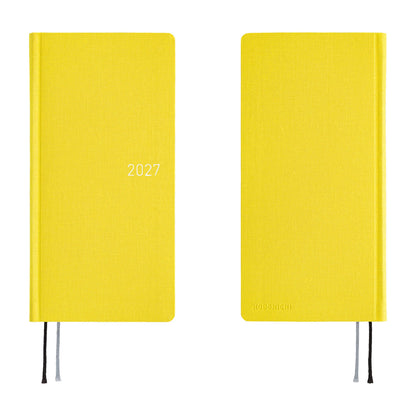 Hobonichi Techo Weeks 2027 - Colors: Canaria Yellow - 2027 Planners & Diaries