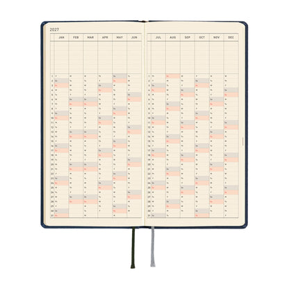 Hobonichi Techo Weeks 2027 - Colors: Midnight Blue - 2027 Planners & Diaries