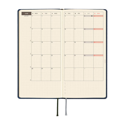 Hobonichi Techo Weeks 2027 - Colors: Midnight Blue - 2027 Planners & Diaries