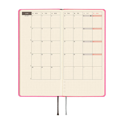 Hobonichi Techo Weeks 2027 - Colors: Pink Sapphire - 2027 Planners & Diaries