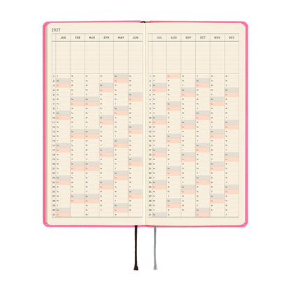 Hobonichi Techo Weeks 2027 - Colors: Pink Sapphire - 2027 Planners & Diaries