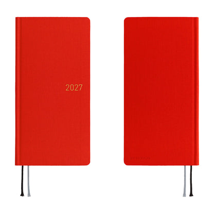 Hobonichi Techo Weeks 2027 - Colors: Poppy Red - 2027 Planners & Diaries