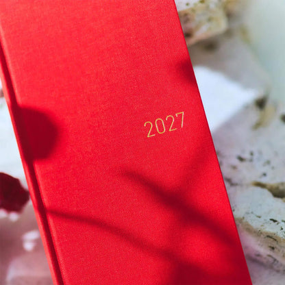 Hobonichi Techo Weeks 2027 - Colors: Poppy Red - 2027 Planners & Diaries