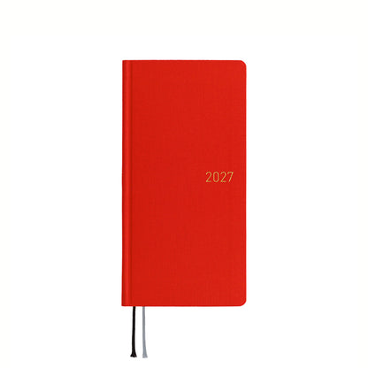 Hobonichi Techo Weeks 2027 - Colors: Poppy Red - 2027 Planners & Diaries