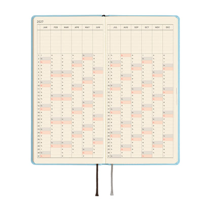 Hobonichi Techo Weeks 2027 - Colors: Sea Glass - 2027 Planners & Diaries