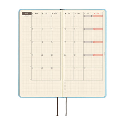 Hobonichi Techo Weeks 2027 - Colors: Sea Glass - 2027 Planners & Diaries