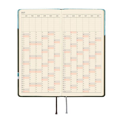 Hobonichi Techo Weeks 2027 - Hiroko Kubota: Meteor Shower in the Light Blue Forest - 2027 Planners & Diaries