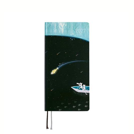 Hobonichi Techo Weeks 2027 - Hiroko Kubota: Meteor Shower in the Light Blue Forest - 2027 Planners & Diaries