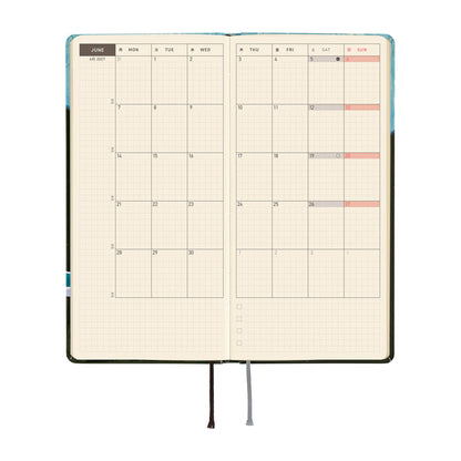Hobonichi Techo Weeks 2027 - Hiroko Kubota: Meteor Shower in the Light Blue Forest - 2027 Planners & Diaries