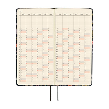 Hobonichi Techo Weeks 2027 - Liberty Fabrics: Floral Remedy - 2027 Planners & Diaries