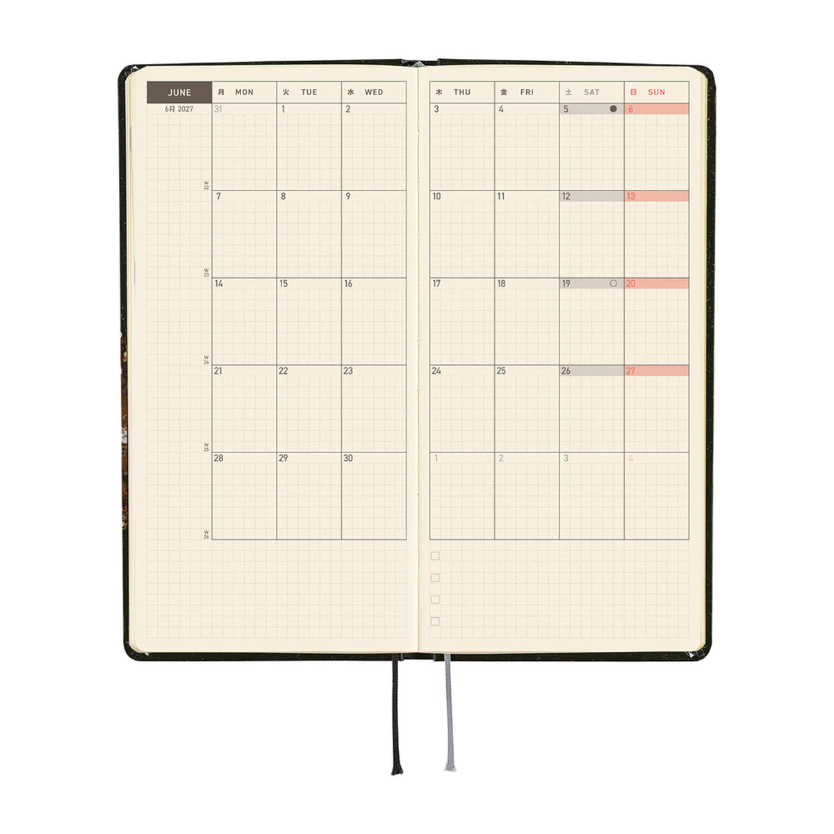 Hobonichi Techo Weeks 2027 - tanakadaisuke: Starlight - 2027 Planners & Diaries