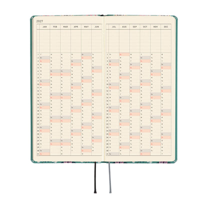 Hobonichi Techo Weeks 2027 - Yumi Kitagishi: White Cat Wallpaper - 2027 Planners & Diaries