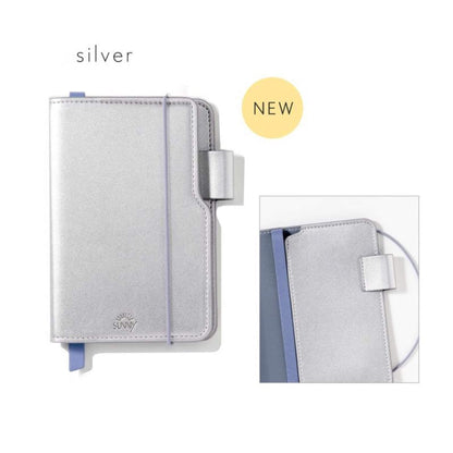Iroha Publishing Sunny Light Notebook Free Monthly - Silver [NEW] - Notebooks