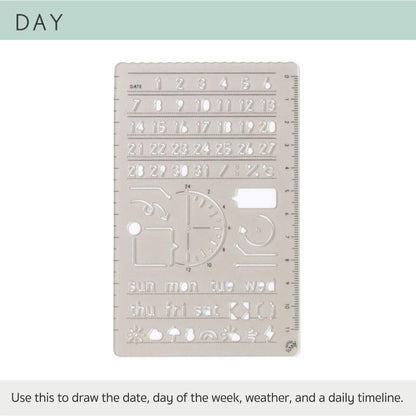 Iroha Publishing Sunny Template Day - Template Rulers