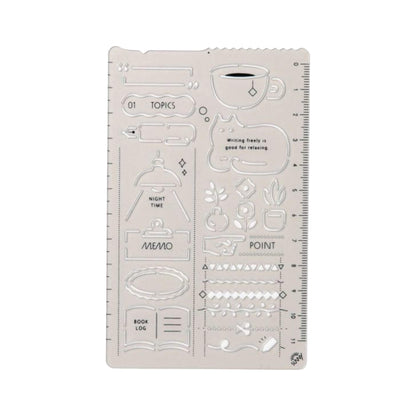 Iroha Publishing Sunny Template Relax Time - Template Rulers